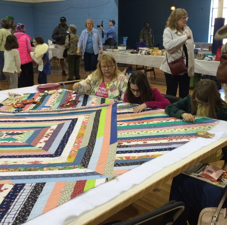 Quilting community at Eli Whitney
